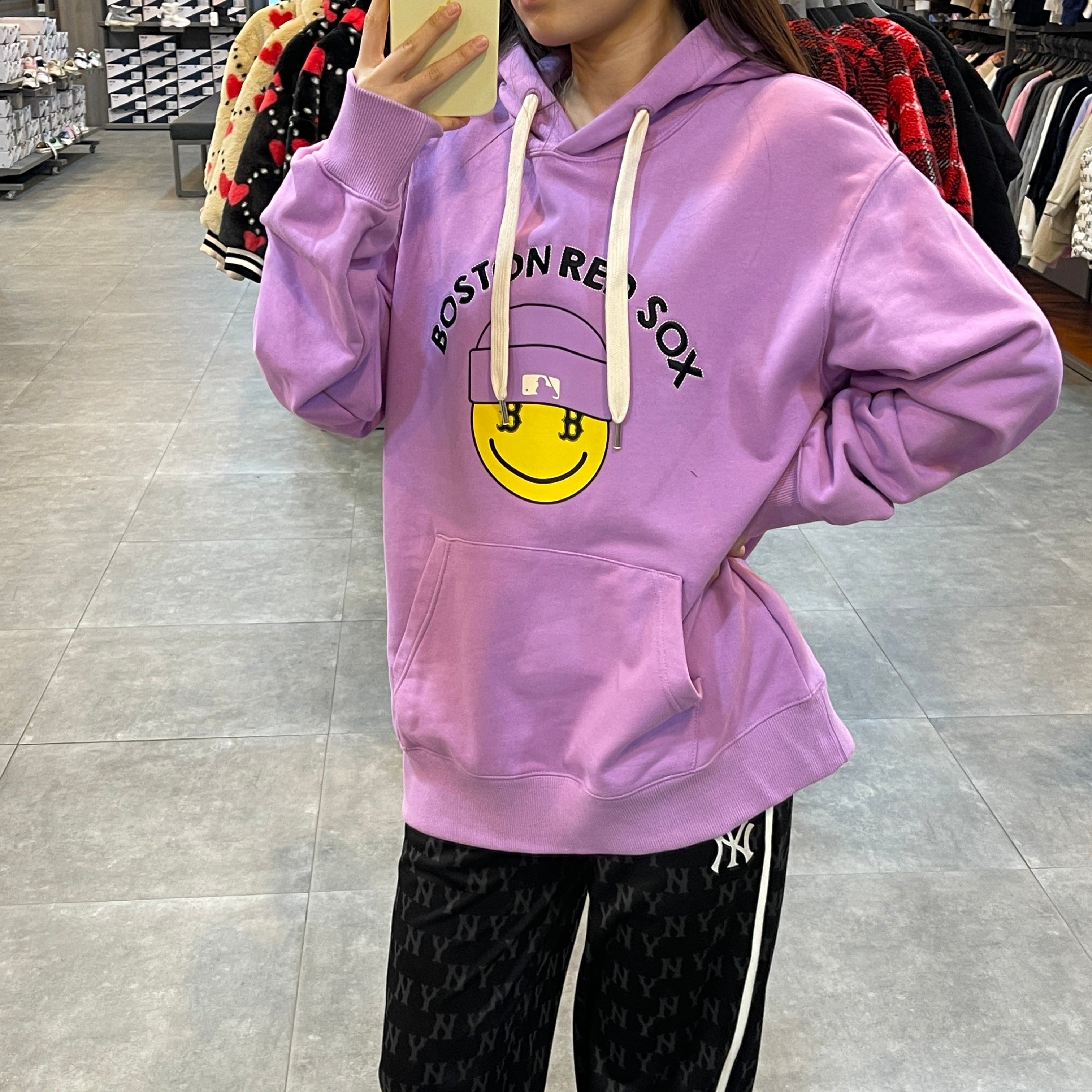 韓國 MLB Smile Overfit Hoodie 【MB064】 - STT Mall HK 靚太網購