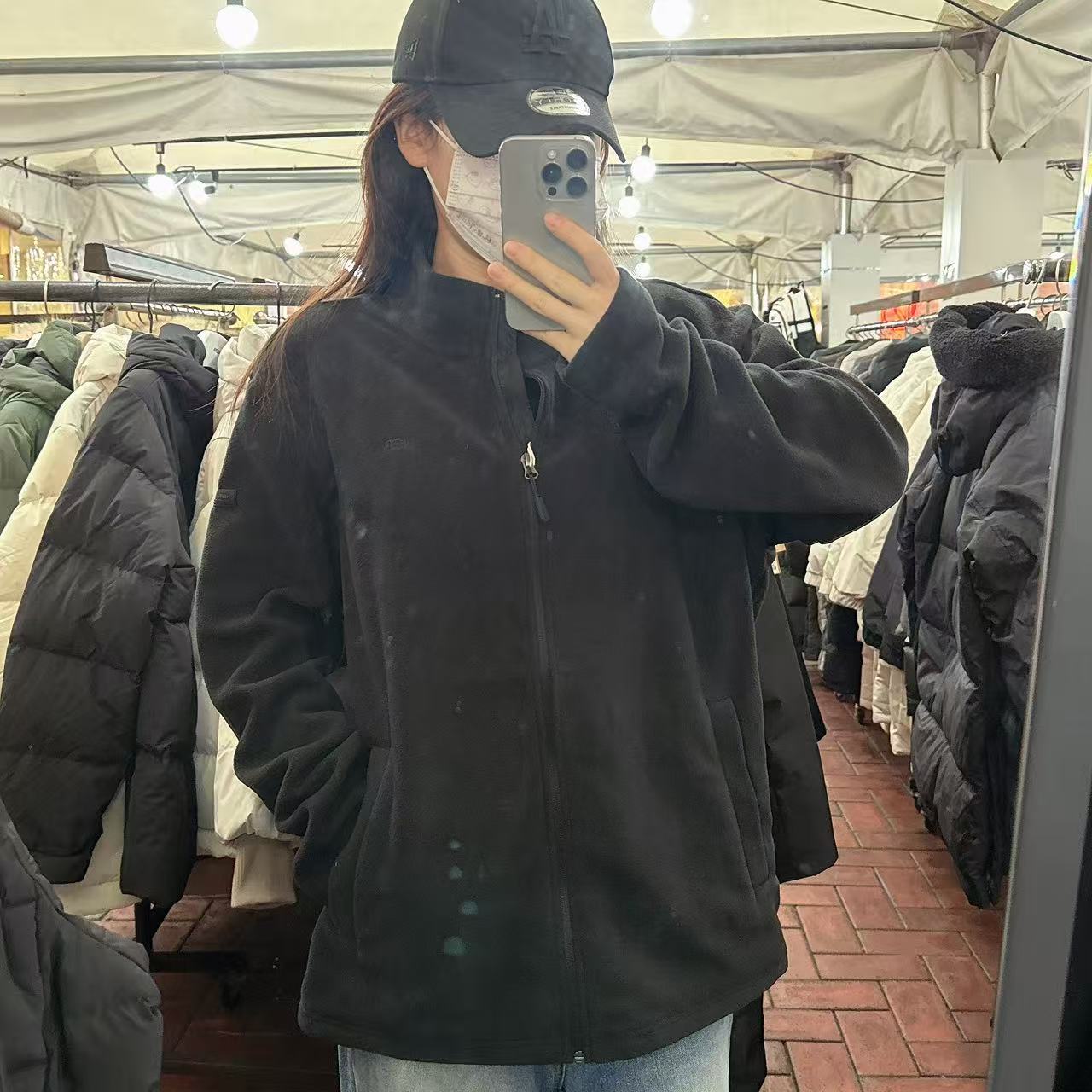 韓國 NEPA Unisex Basic Micro Fleece Jacket【NA034】