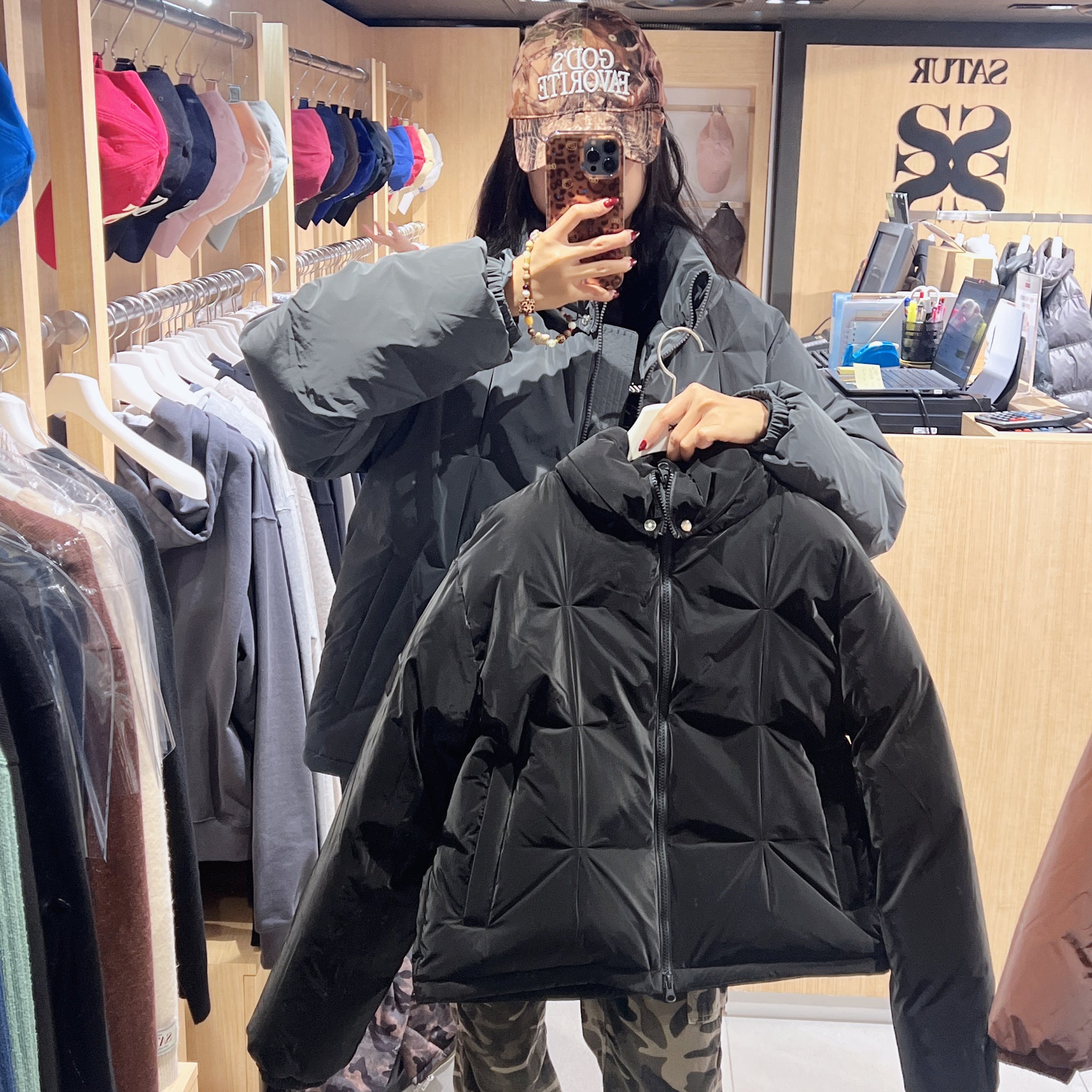 韓國 Satur Women's Orta 2-Way Collar Duck Down (鴨絨)【SR191】