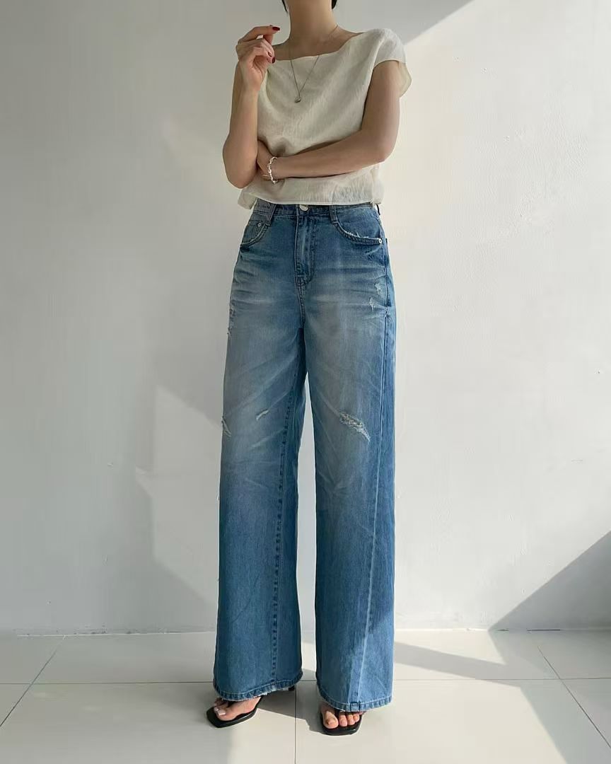 韓國 HowLuk 牛仔褲 (春季款)【H6045】