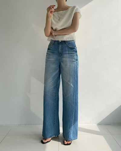 韓國 HowLuk 牛仔褲 (春季款)【H6045】