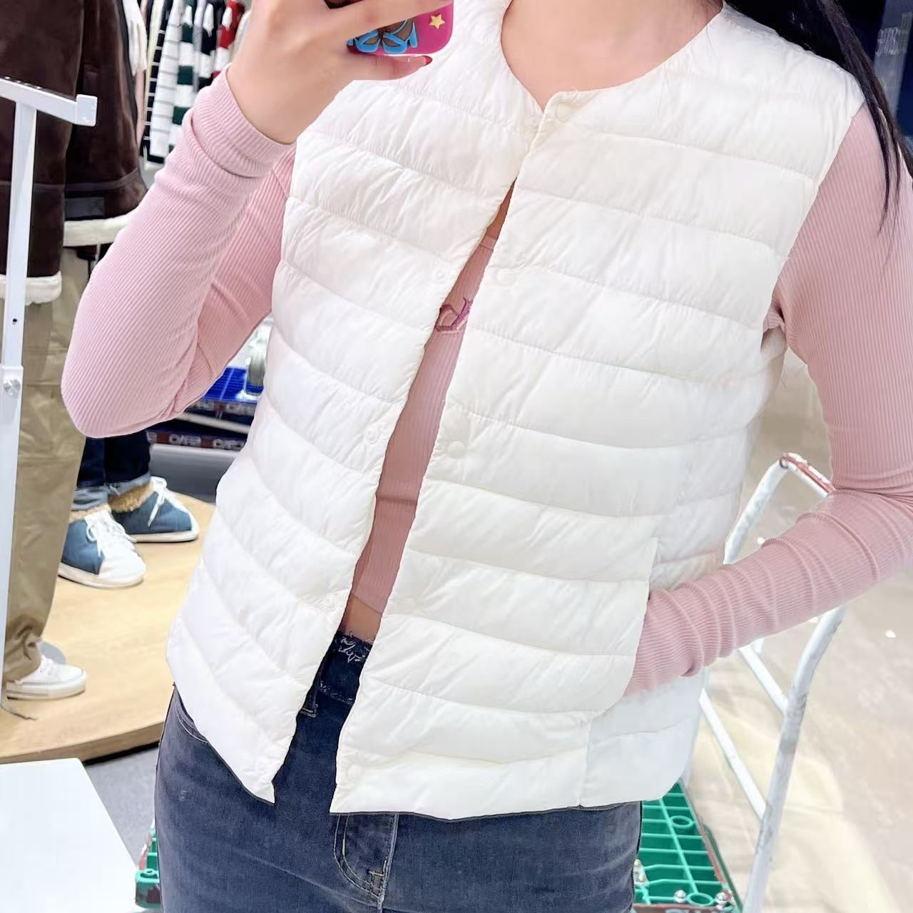 韓國 SPAO Women's 2-WAY Patchwork【SP232】