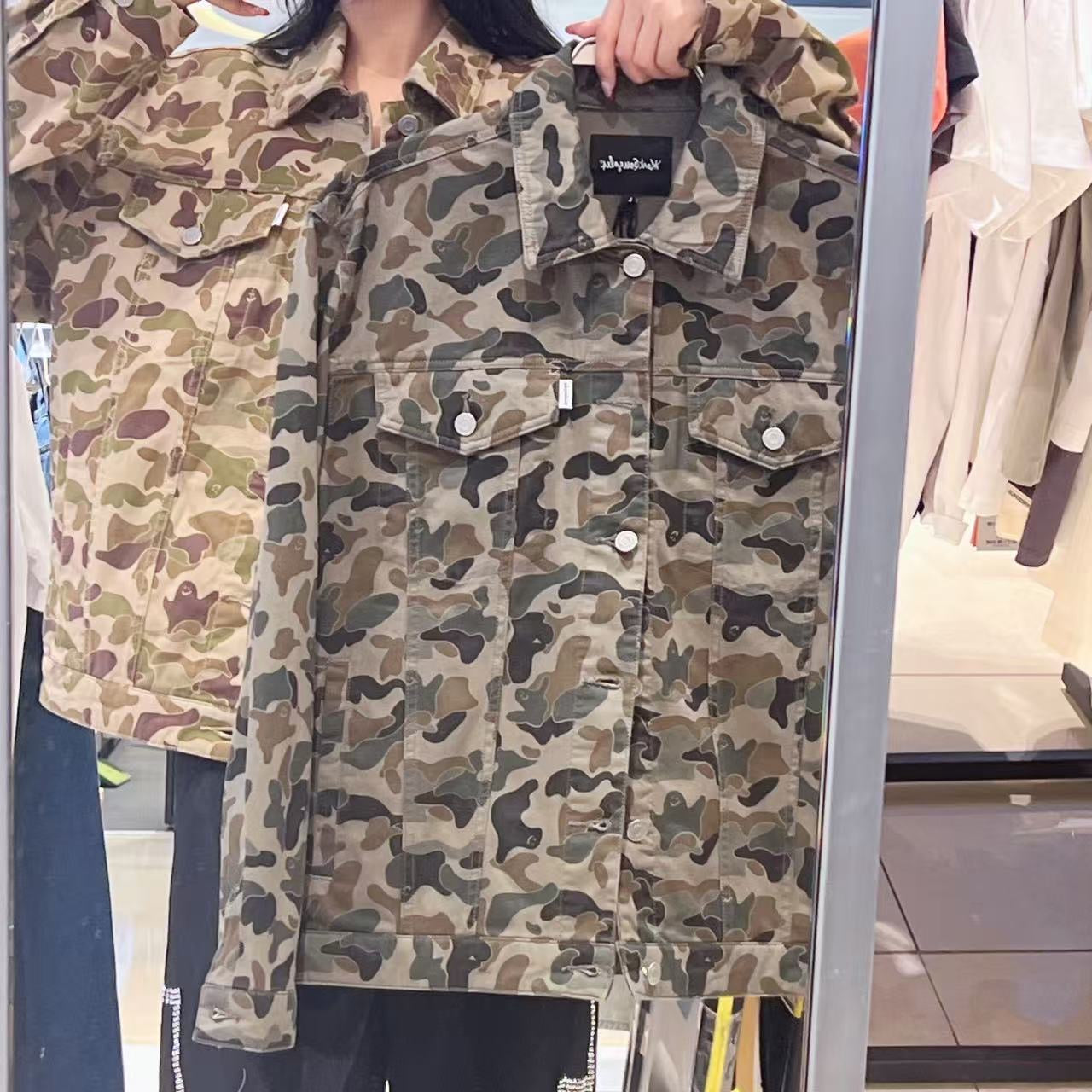 韓國 Mark Gonzales Camo Trucker Jacket【MG264】