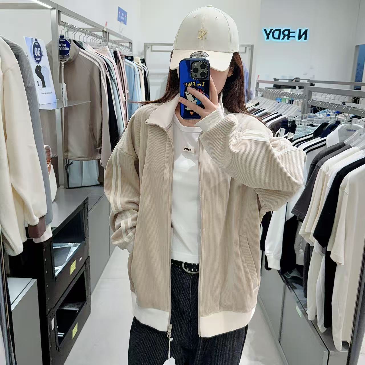 韓國 Nerdy Corduroy Classic NY Track Top【NY078】