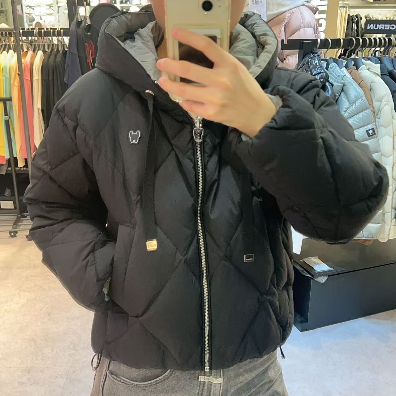 韓國 LifeWork Women's Fluffy Reversible Hooded Down Jumper (鴨絨)【LW005】