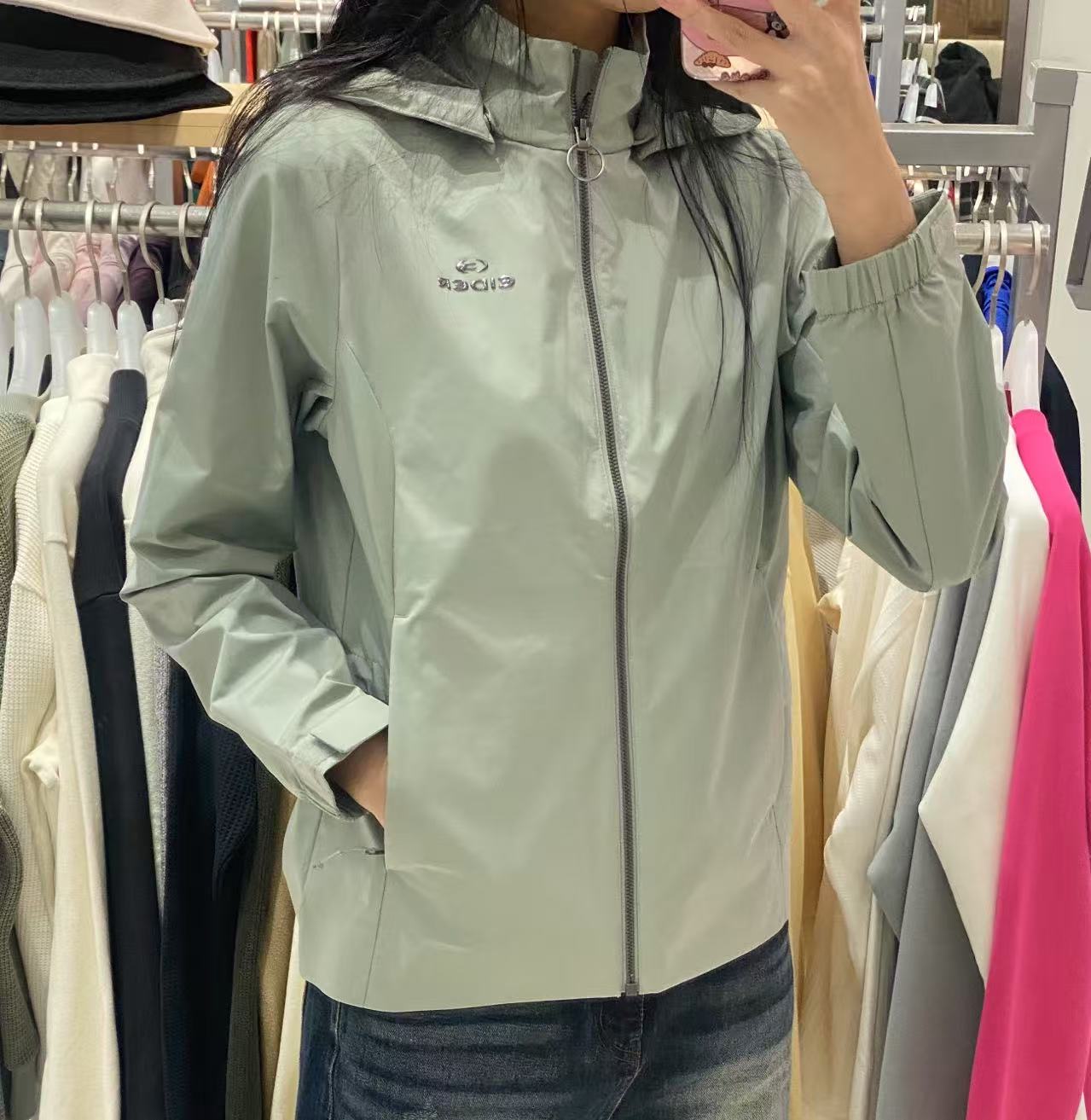 韓國 Eider 羽絨女款 Gore-Tex 風衣外套 2LAYER 材質防風透氣防水卓越【ER089】