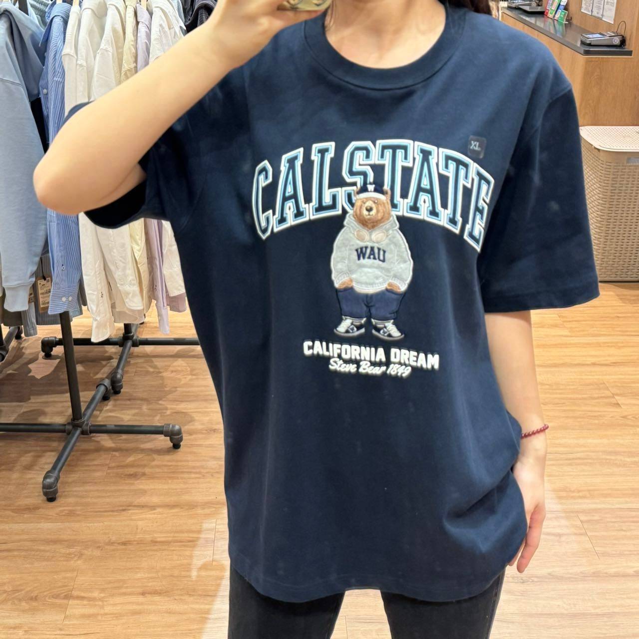 韓國 Who.A.U Steve Patch T-Shirt【WA049】 - STT Mall HK 靚太網購