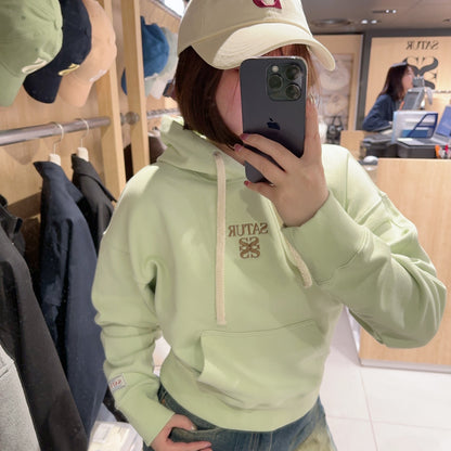 韓國 Satur (W) Apero Pocket Crop Hoodie【SR064】