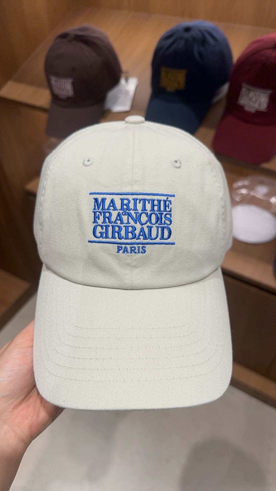 韓國 Marithe Francois Girbaud SMALL CLASSIC LOGO CAP【MF423】