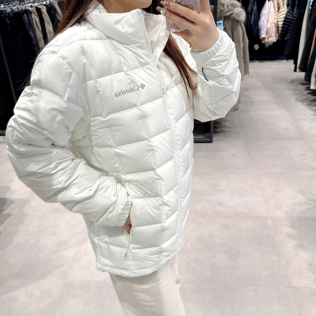 韓國 Columbia Cove to Isle Slim Goose Down Jacket【CB058】