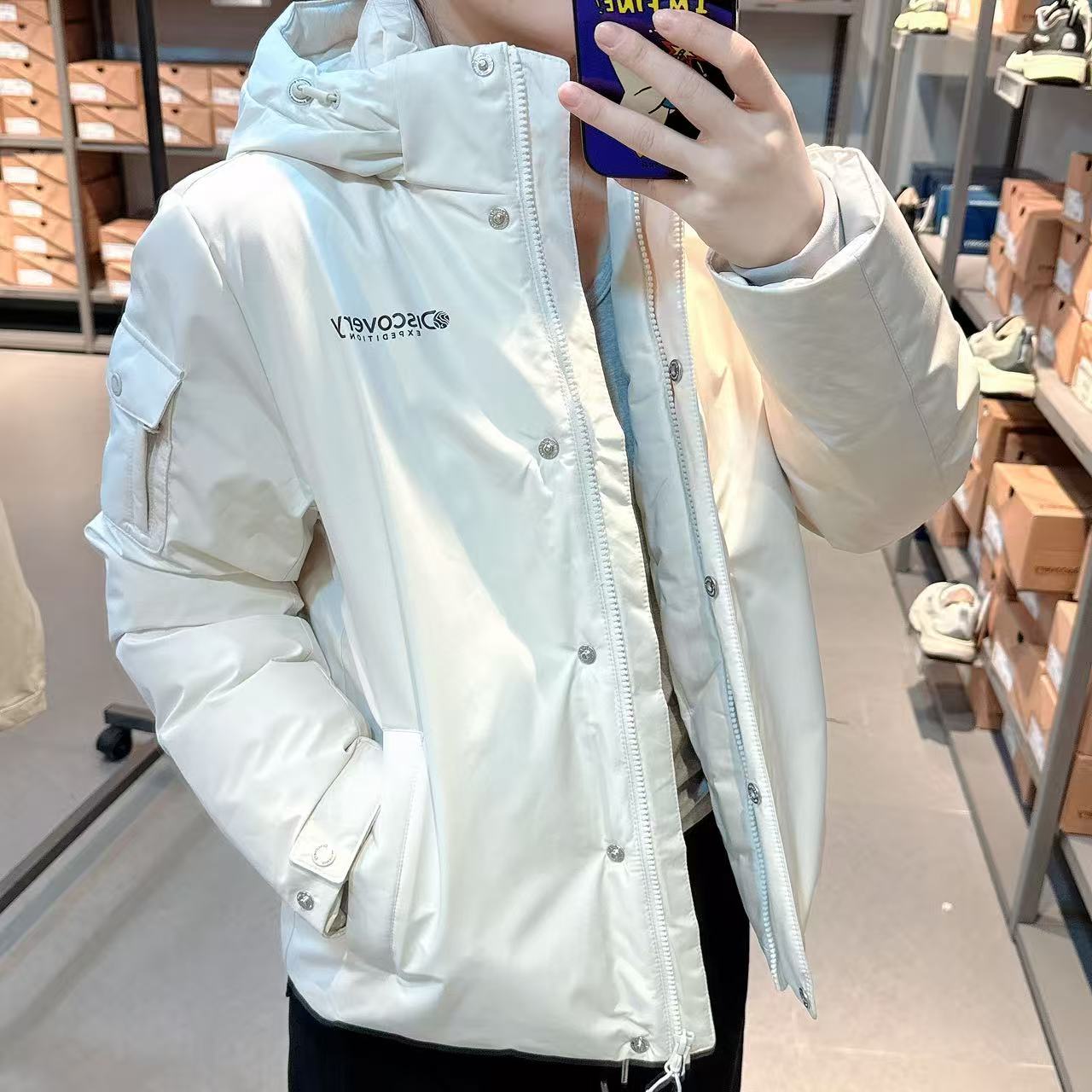 韓國 Discovery Women's Bergen Short Padding  (鵝絨)【DY392】