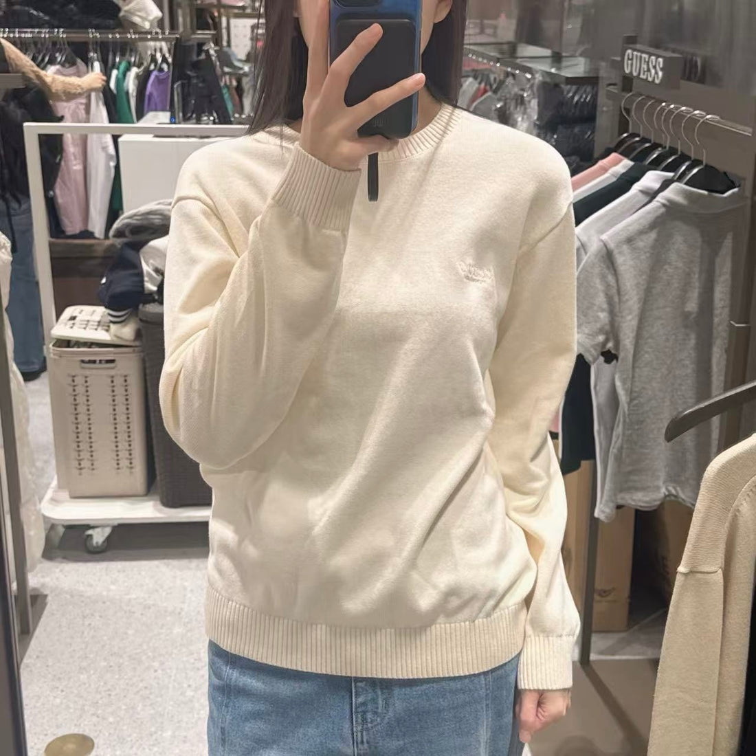 韓國 Guess Long Sleeve Sweater【GU025】