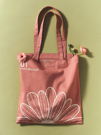 韓國 Mardi Mercredi CANVAS BAG FLOWER【MM044】