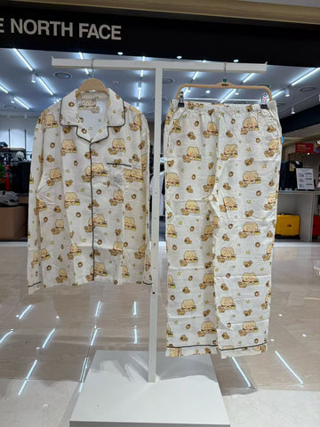 韓國 SPAO Messy long-sleeved Pajamas【SP227】