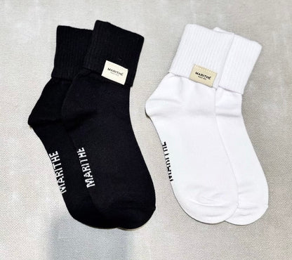韓國 Marithe Francois Girbaud W Regular Logo Socks【MF640】
