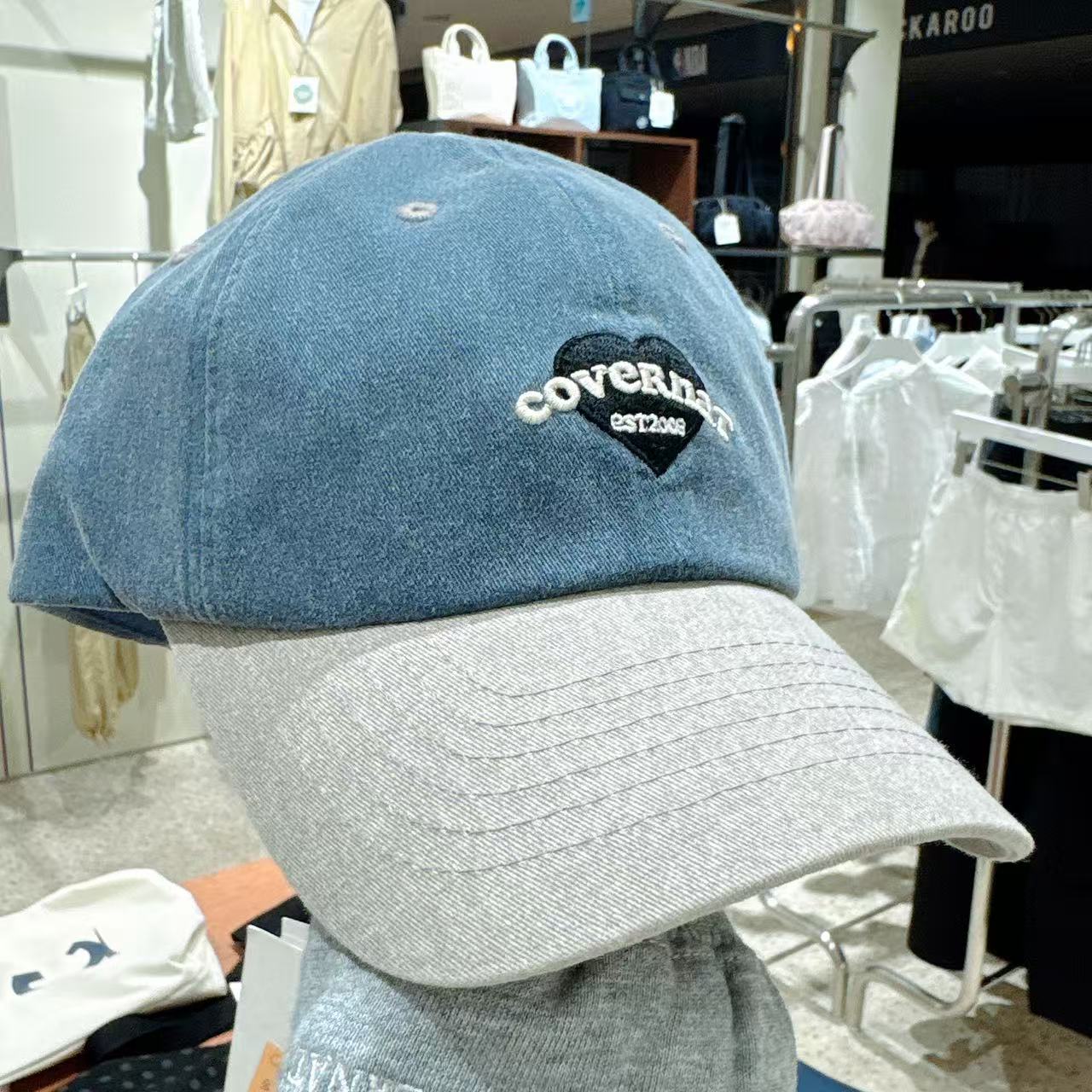 韓國 Covernat Cloverheart Cooper Logo Heart Ball Cap【CO084】