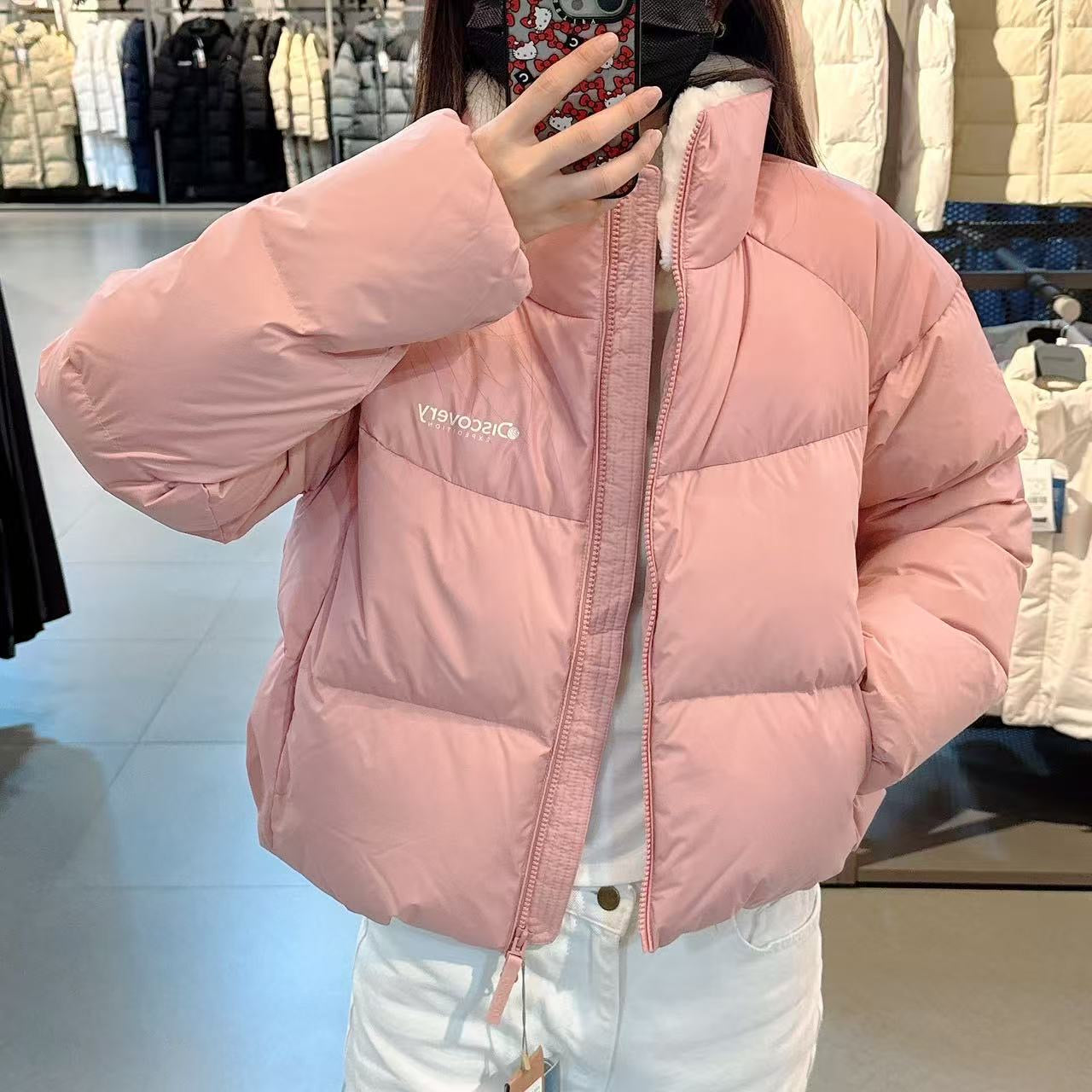 韓國 Discovery Women's Olive Crop Glow Down (鴨絨)【DY129】