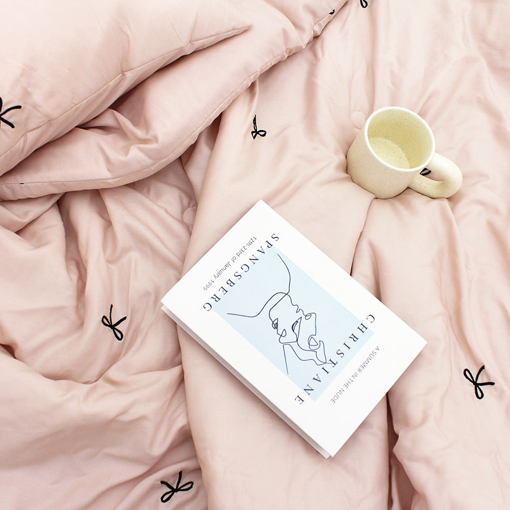 韓國 浪滿六月法式蝴蝶刺繡結莫代爾(無花邊)【SM418】