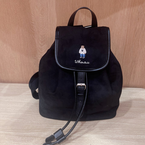韓國 Who.A.U Suede Backpack【WA199】
