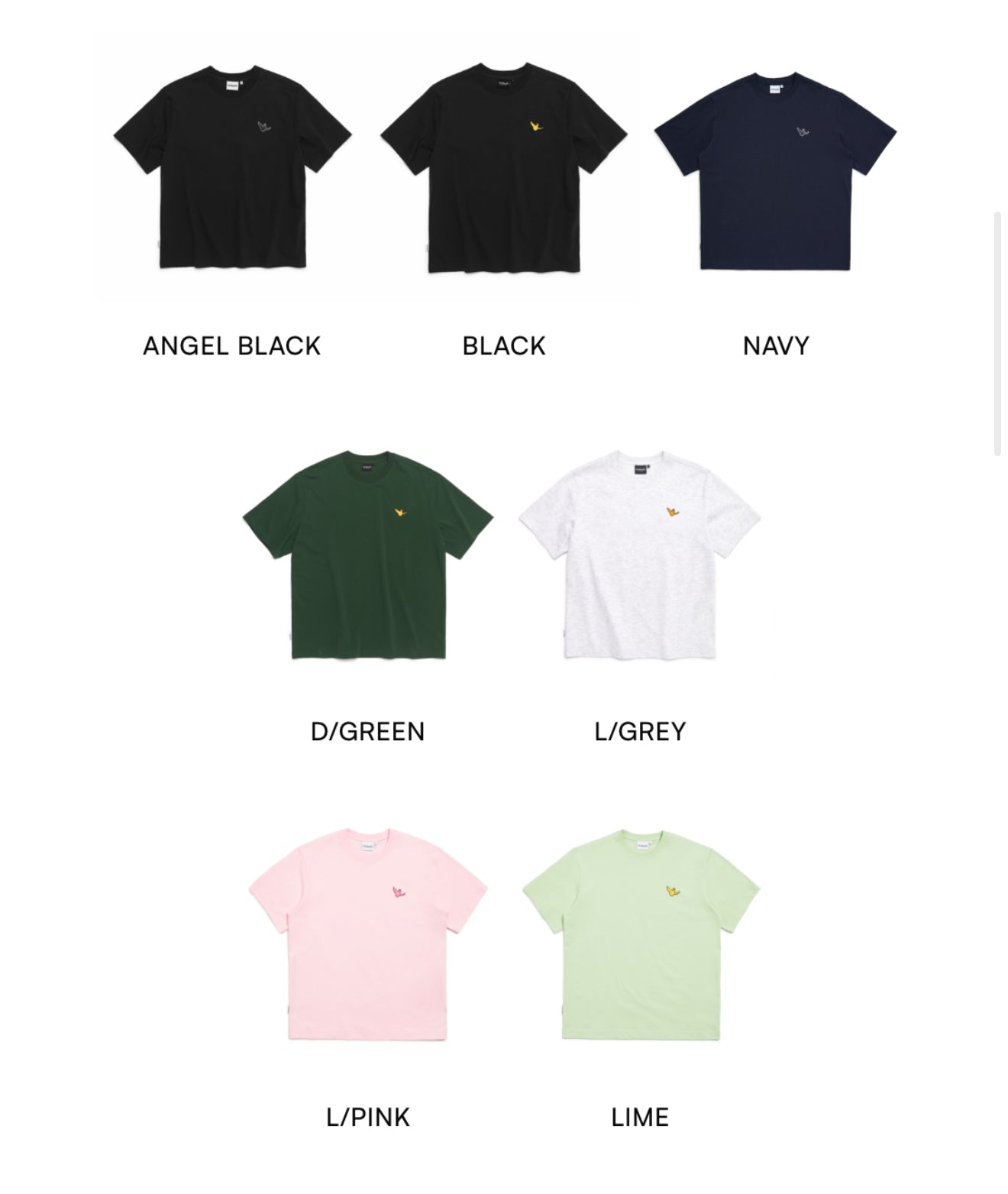 韓國 Mark Gonzales Unisex Angel Badge OG Short Sleeve Tee【MG095】