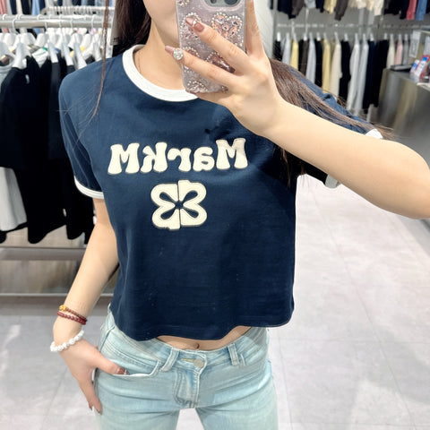 韓國 Markm (W) WAVE T-SHIRT【MA077】
