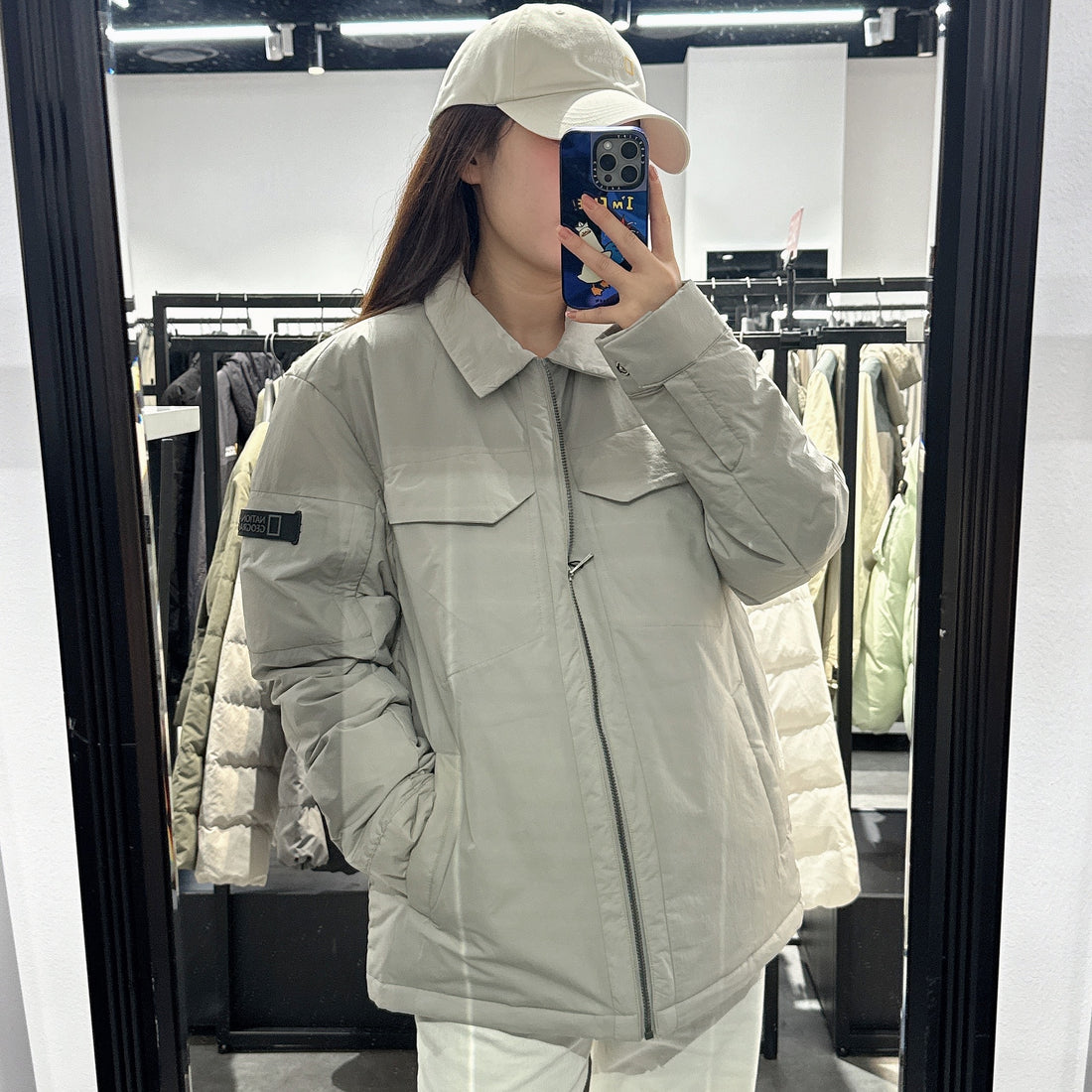 韓國 National Geographic Commuter shawl-type duck down Jumper (鴨絨)【NG111】