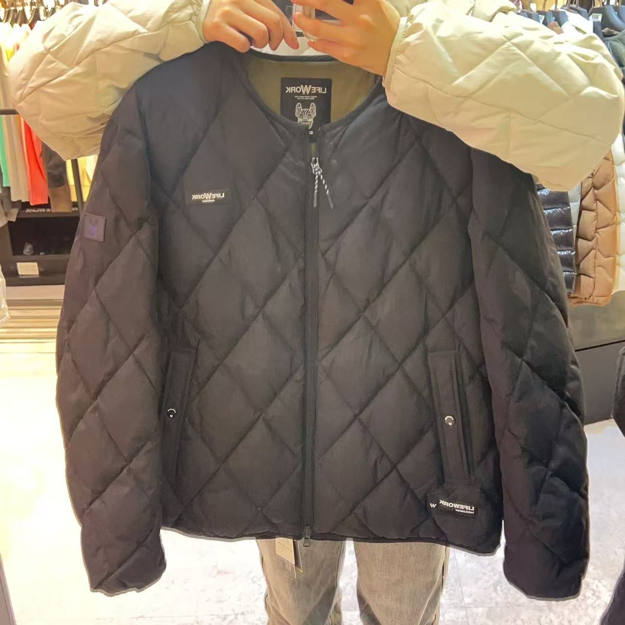 韓國 LifeWork Airy Reversible Down Jumper (鴨絨)【LW038】