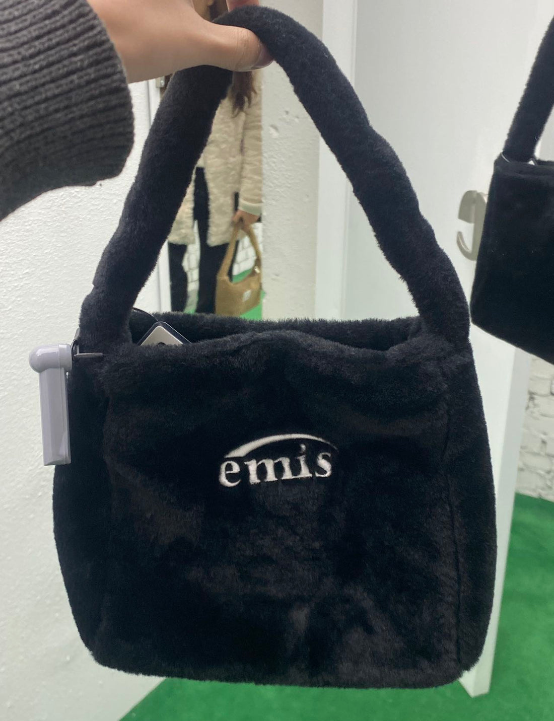 韓國 EMIS New Logo Fur Bag【ES011】