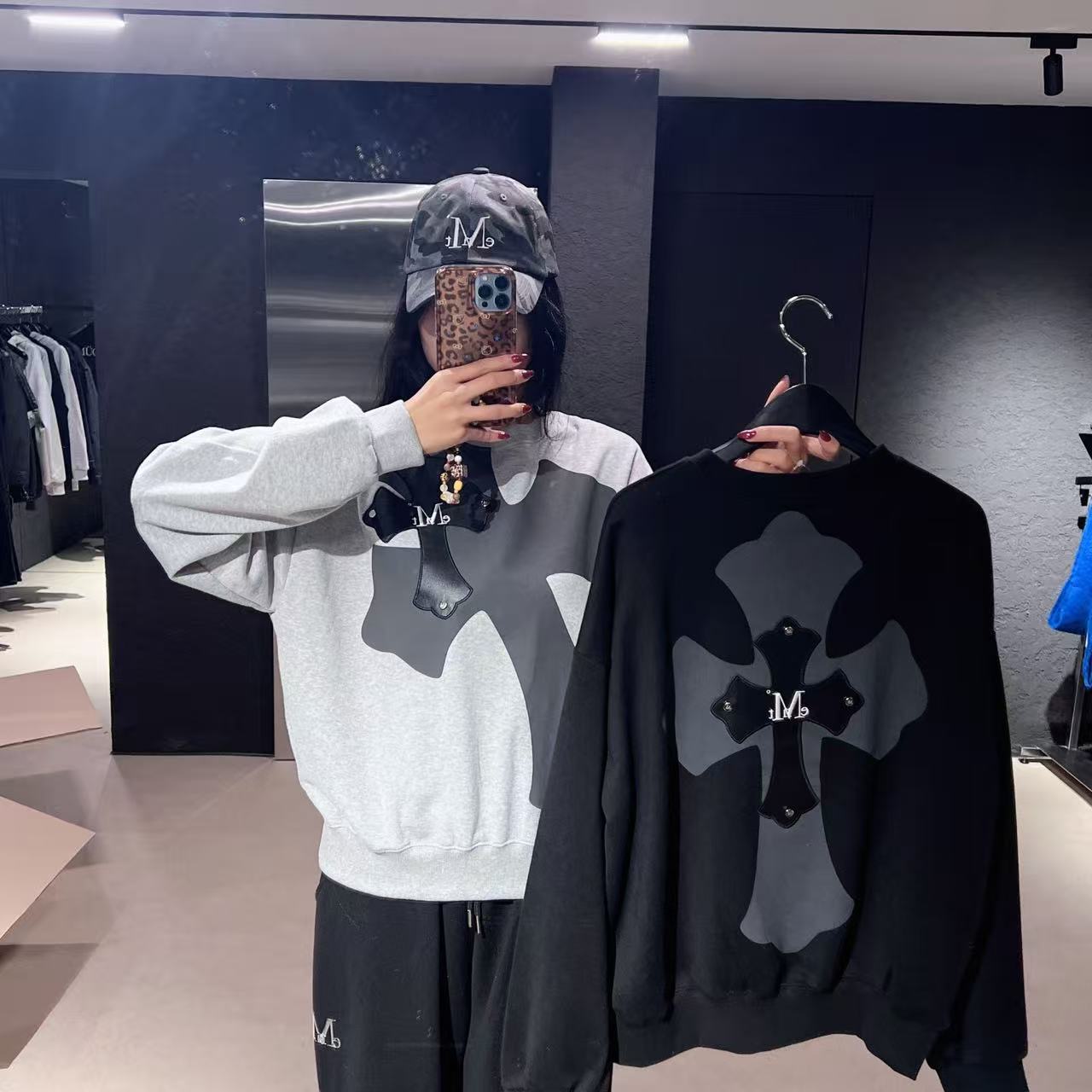 韓國 Mucent Noxen Back Cross Leather Patch Mtm【MU146】