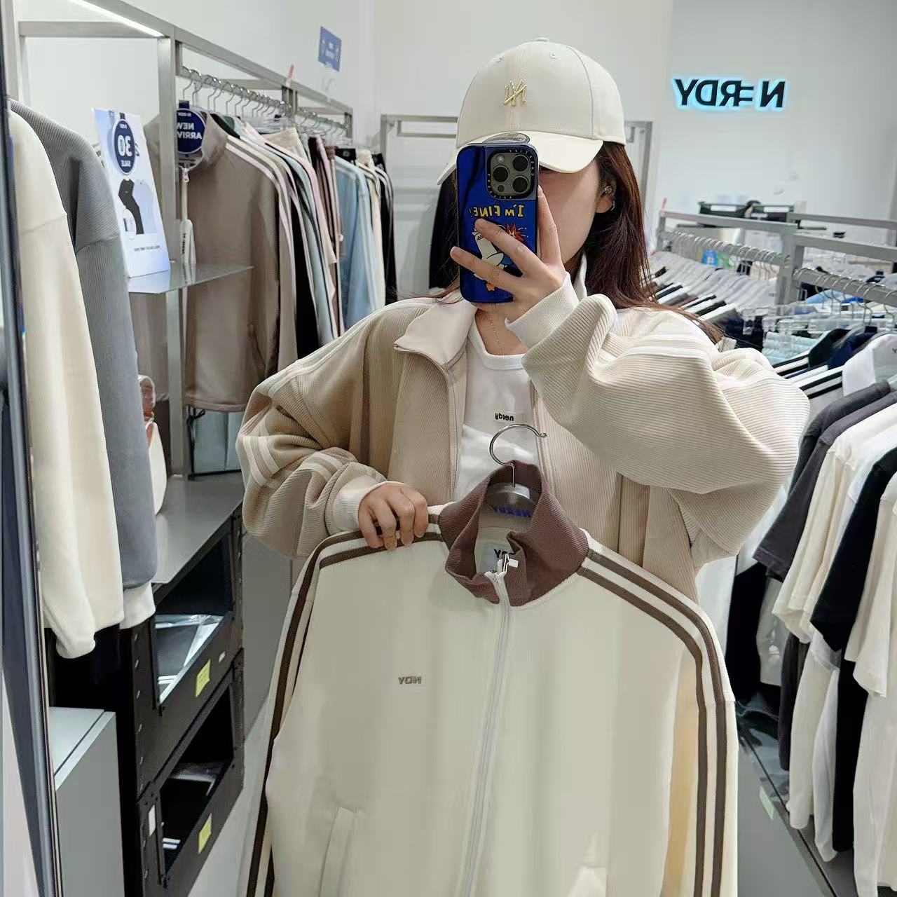 韓國 Nerdy Corduroy Classic NY Track Top【NY078】