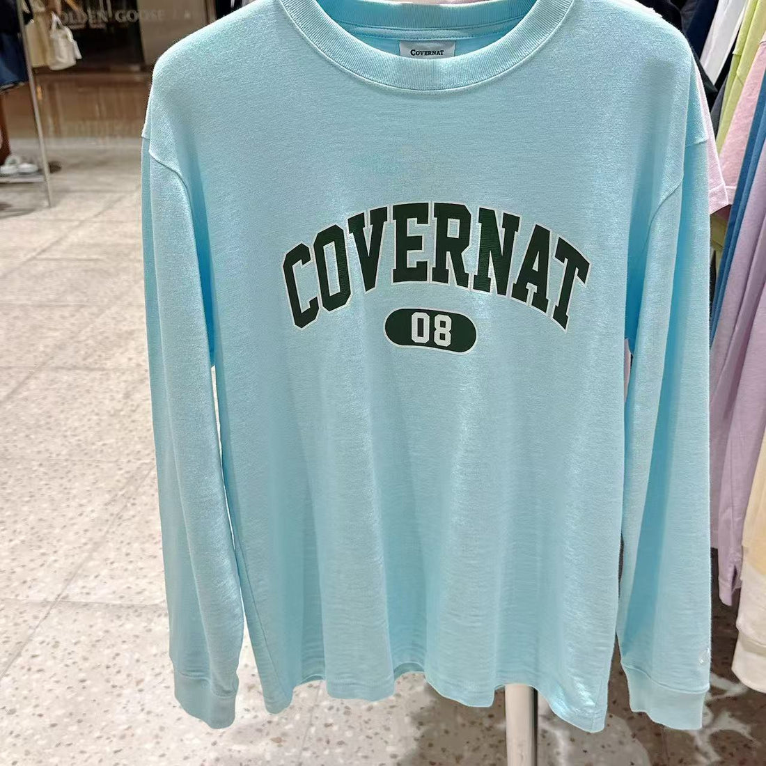 韓國 Covernat Slub Arch Logo Long Sleeve【CO072】