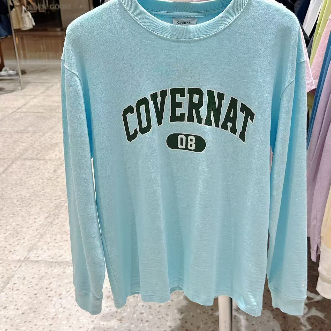 韓國 Covernat Slub Arch Logo Long Sleeve【CO072】