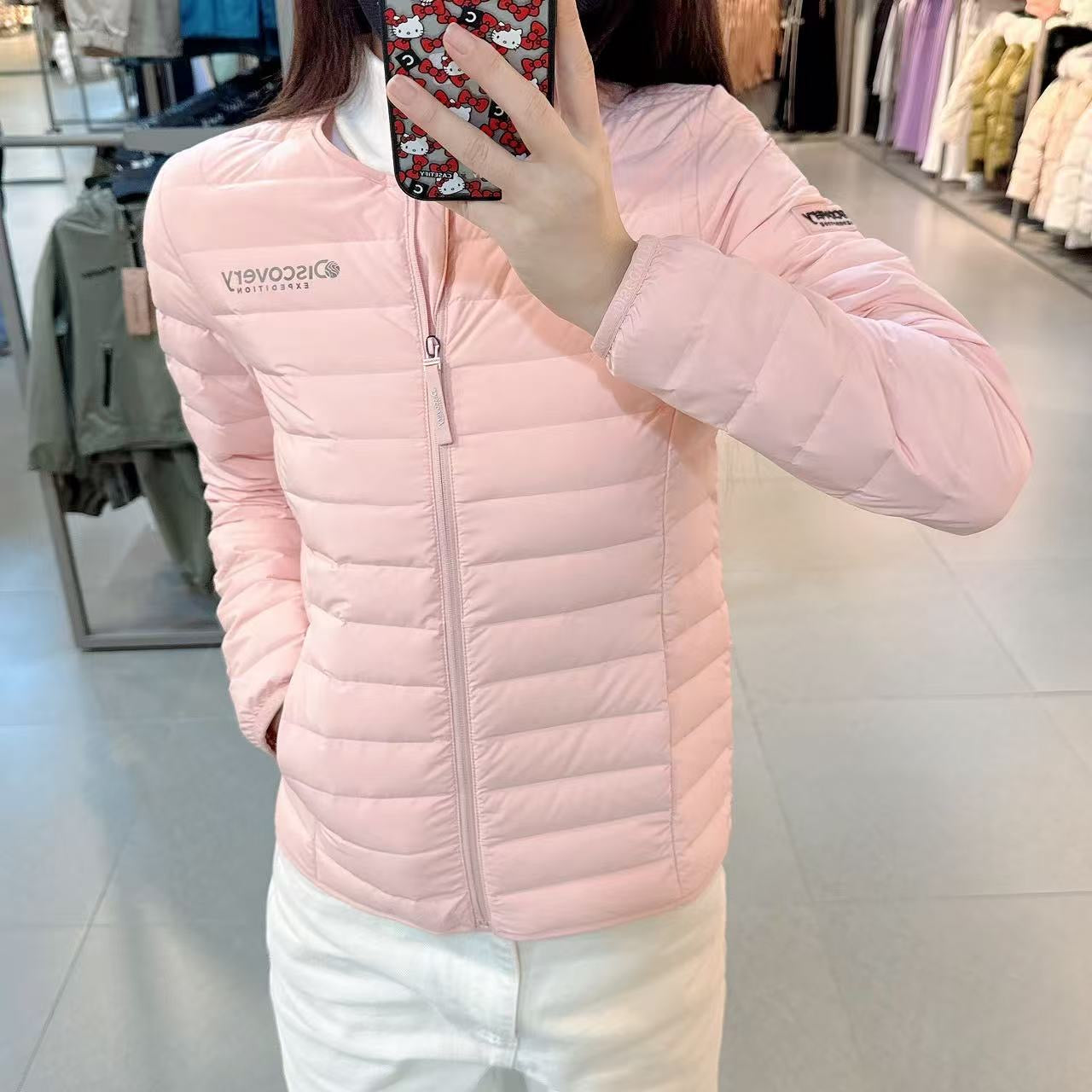 韓國 Discovery Women's Pixieber GU Neck Tube Goose Down Lightweight Padding (鵝絨)【DY133】