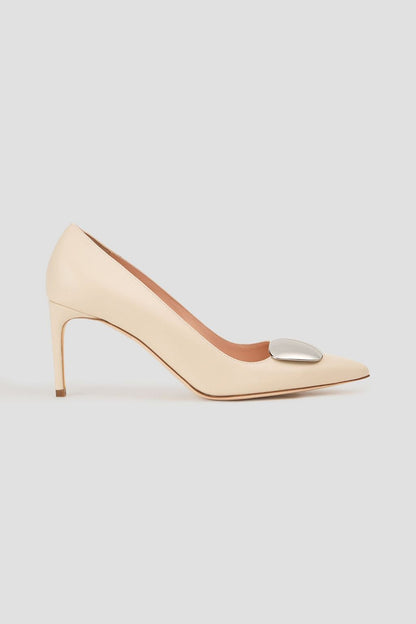 RUPERT SANDERSON New Nada embellished leather pumps