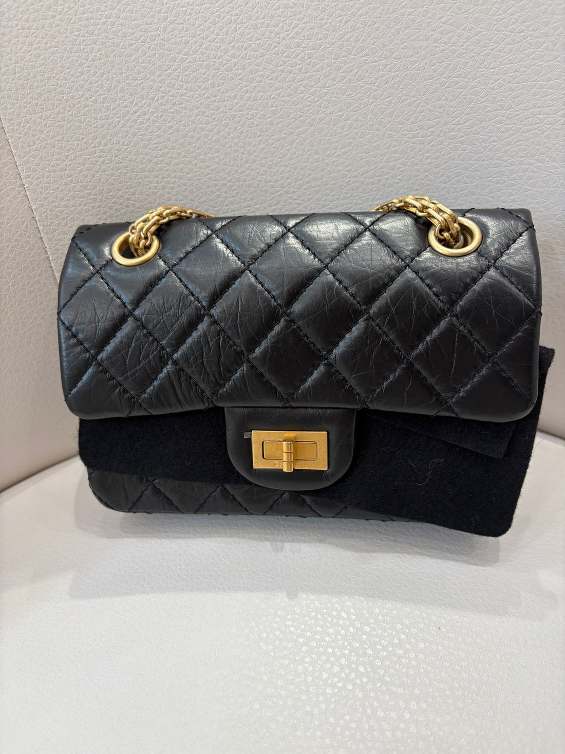 二手 Chanel 黑金2.55迷你mini  訂金 $500 總售價 $29998【JS617】