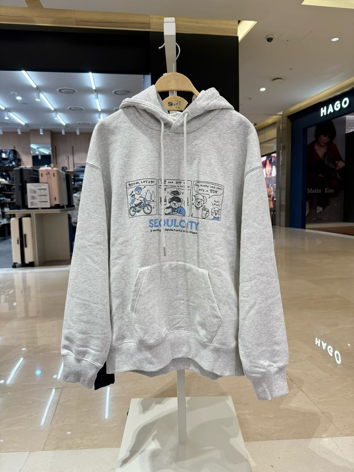 韓國 SPAO City Tour Hooded Pullover【SP271】