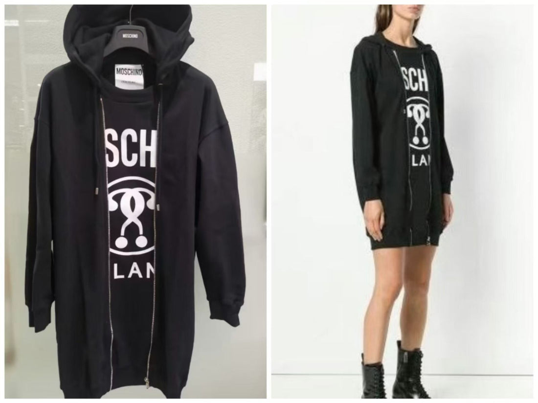 Moschino Couture Double Question Mark Logo Hoodie 【YS0013】