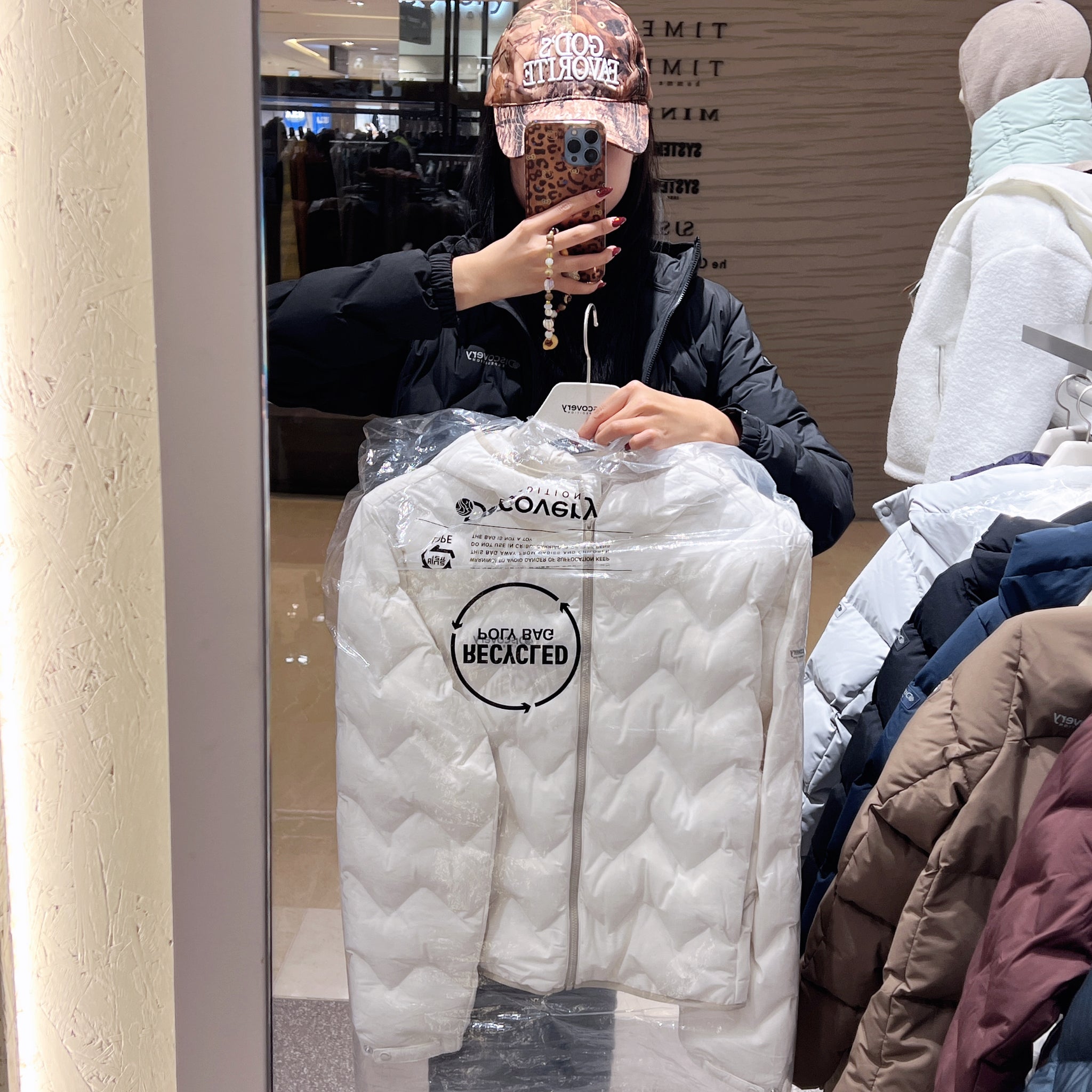 韓國 Discovery Women's Tibern Tube Goose Down Lightweight Padding (鵝絨)【DY087】