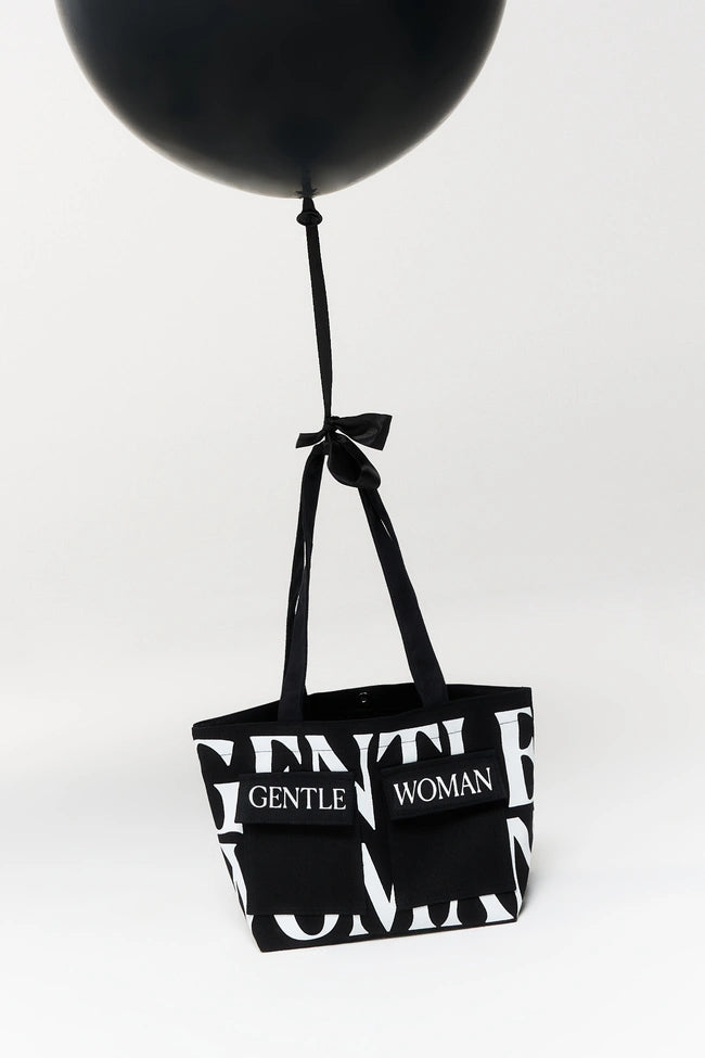 泰國 Gentle Woman LOGO ON DOUBLE POCKET MINI TOTE【SW640】