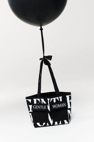 泰國 Gentle Woman LOGO ON DOUBLE POCKET MINI TOTE【SW640】