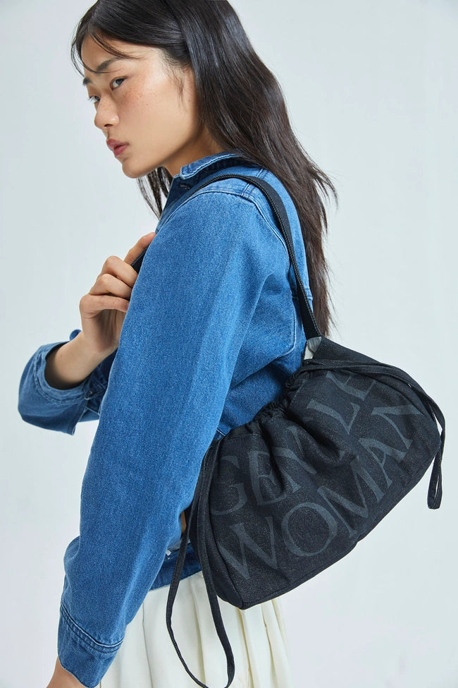 泰國 Gentle Woman DENIM DUMPLING BAG【SW606】