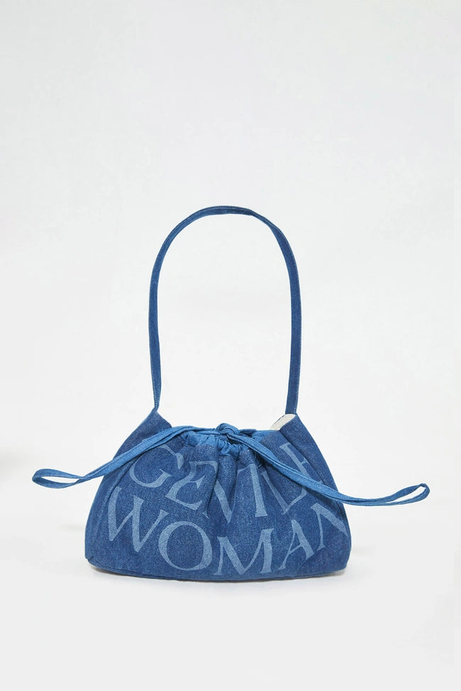 泰國 Gentle Woman DENIM DUMPLING BAG【SW606】