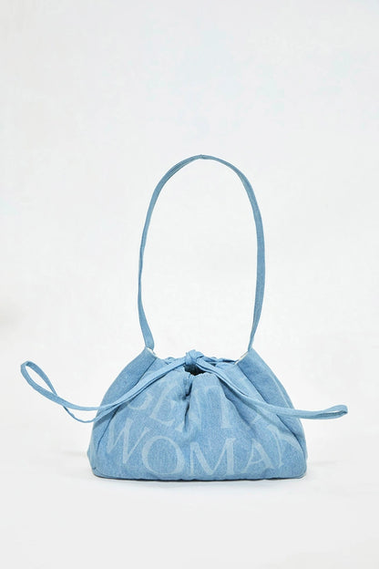 泰國 Gentle Woman DENIM DUMPLING BAG【SW606】