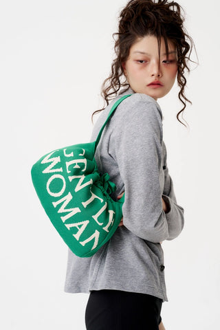 泰國 Gentle Woman KNIT DUMPLING BAG【SW607】