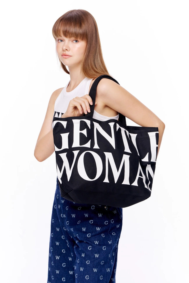 泰國 Gentle Woman CANVAS TOTE BAG【SW605】