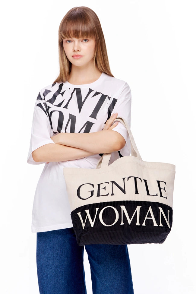 泰國 Gentle Woman SAFARI SENSATION CORDUROY TOTE【SW645】
