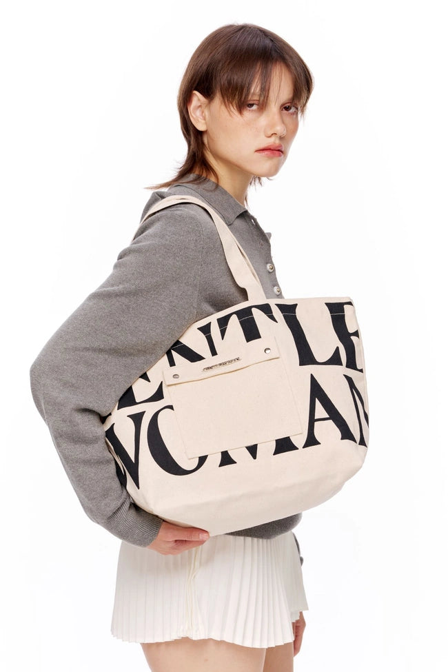 泰國 Gentle Woman PLAIN WALL TOTE【SW643】