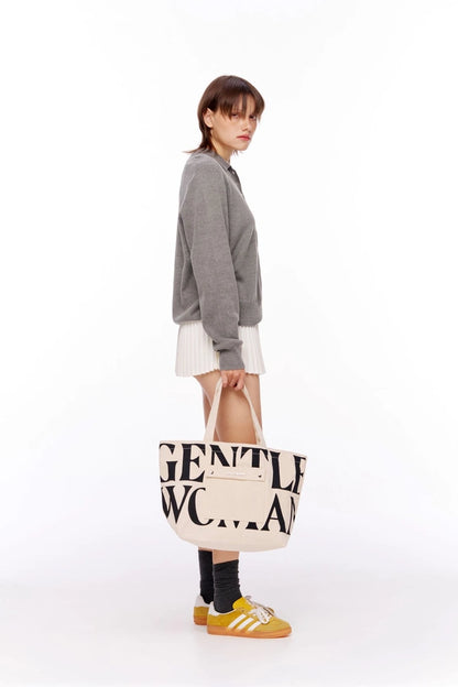 泰國 Gentle Woman PLAIN WALL TOTE【SW643】