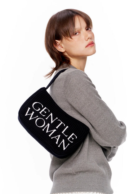 泰國 Gentle Woman PREPPY KNIT SHOULDER BAG【SW648】