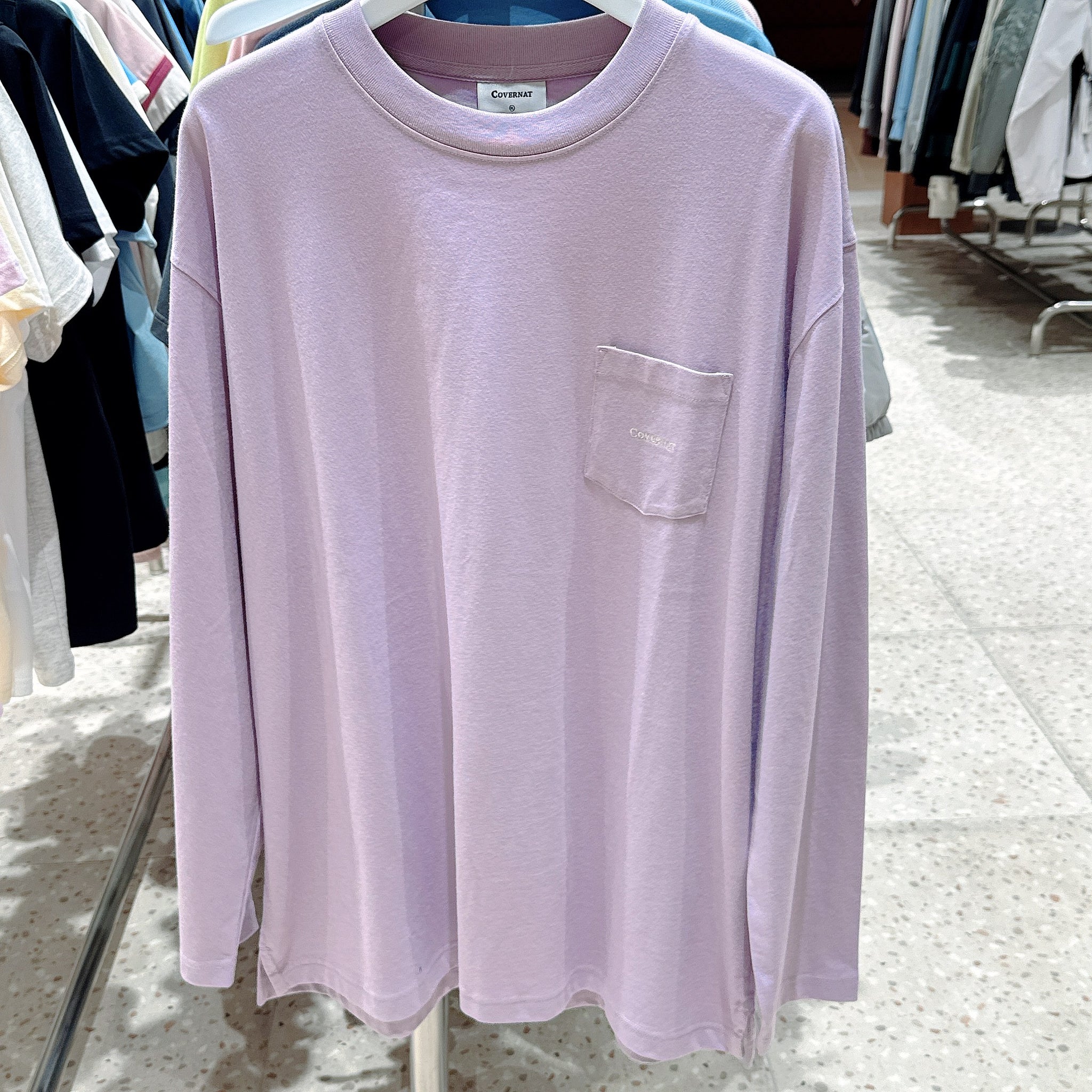 韓國 Covernat Basic Pocket Long Sleeve【CO067】